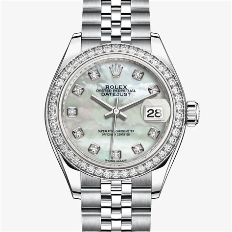 rolex lady oro bianco|Rolex Lady.